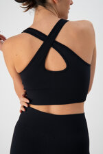 top-sportivo-donna-in-tessuto-tecnico-axis-black-heart-and-soul