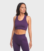 completo-sportivo-donna-in-tessuto-tecnico-kaia-top-biker-one-block-dark-purple-heart-and-soul