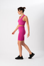 top-sportivo-donna-in-tessuto-tecnico-kaia-one-block-fuchsia-heart-and-soul