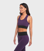 completo-sportivo-donna-in-tessuto-tecnico-brb-top-leggings-dark-purple-heart-and-soul
