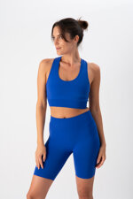 top-sportivo-donna-in-tessuto-tecnico-kaia-one-block-blue-heart-and-soul