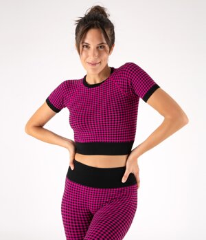 crop-top-sportivo-donna-in-tessuto-tecnico-georgie-check-blackfuchsia-heart-and-soul