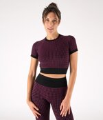 completo-sportivo-donna-in-tessuto-tecnico-check-crop-top-leggings-blackplum-heart-and-soul