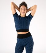 crop-top-sportivo-donna-in-tessuto-tecnico-georgie-check-blackcobalt-heart-and-soul