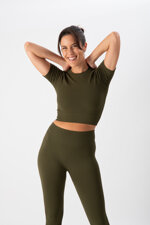 crop-top-sportivo-donna-t-shirt-corta-in-tessuto-tecnico-cross-olivia-dark-olive-heart-and-soul
