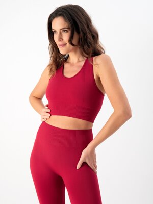 top-sportivo-donna-in-tessuto-tecnico-axis-cherry-heart-and-soul