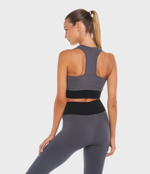 top-sportivo-donna-in-tessuto-tecnico-kaia-brb-graphiteblack-heart-and-soul