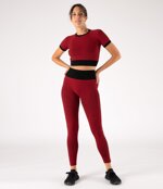 leggings-sportivo-donna-in-tessuto-tecnico-sutton-check-blackbright-red-heart-and-soul