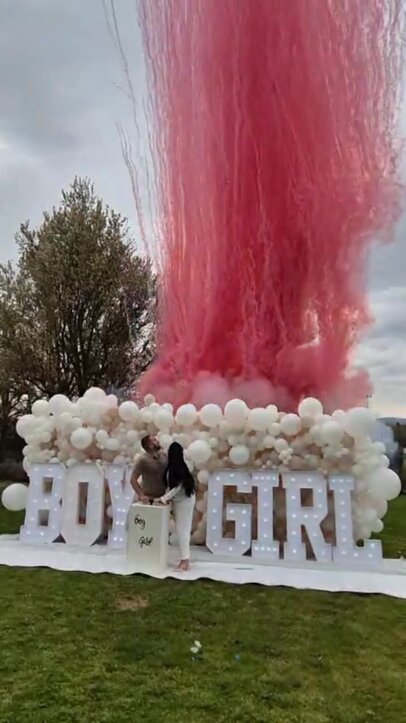 Fumogeni per Gender Reveal Prato