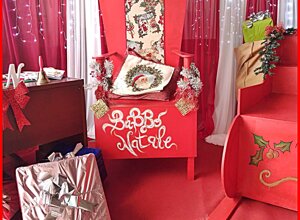Trono babbo natale firenze