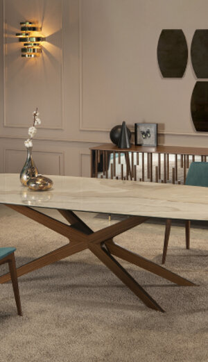 TAVOLO BLADE BASE LEGNO