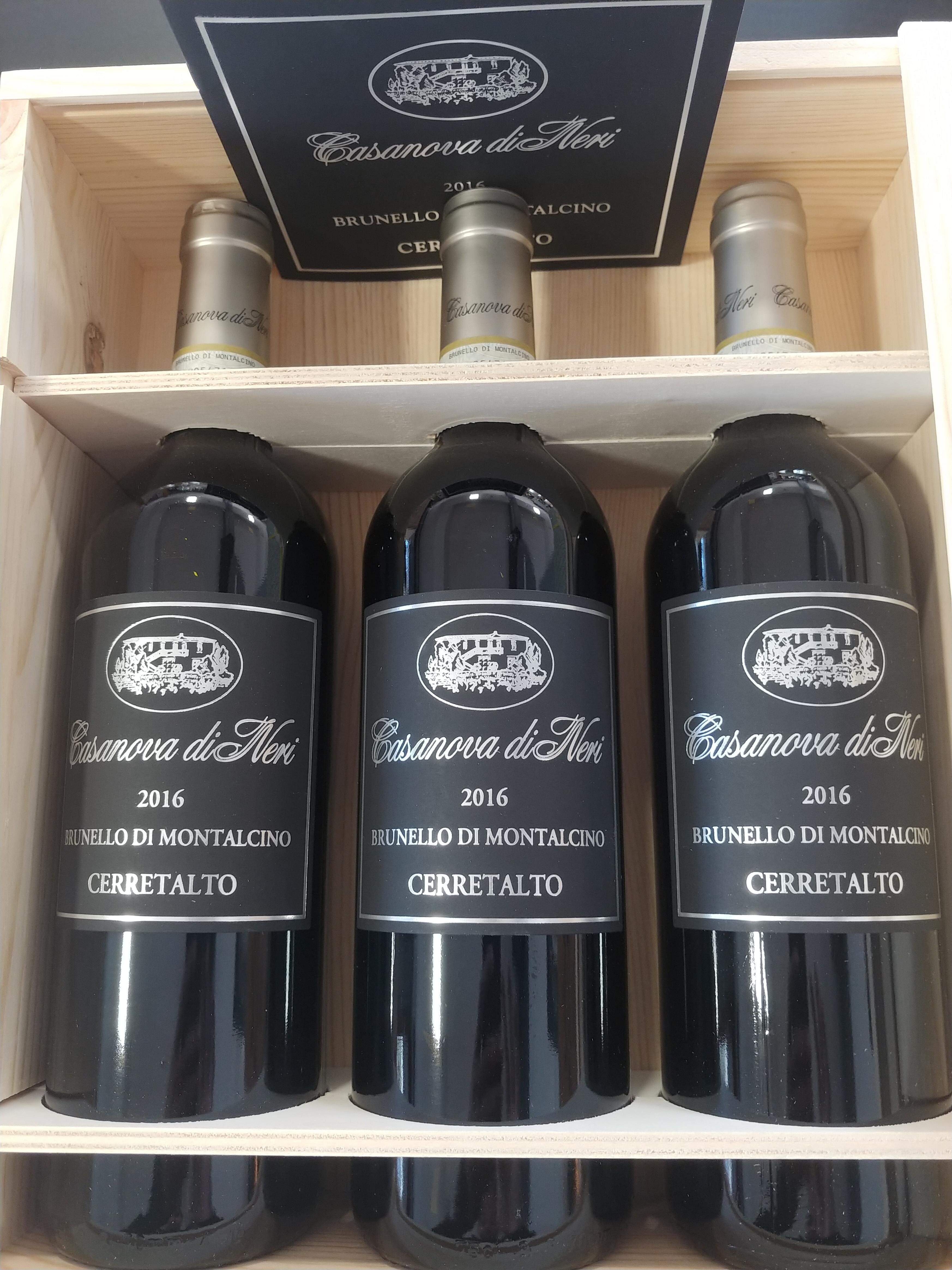 Brunello di Montalcino Cerretalto casanova di neri 2016