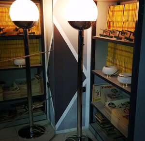 Lampada da terra, Luci, modello P428, design, Crippa