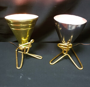 Coppia di lampade, Sottsass, Rinnovel