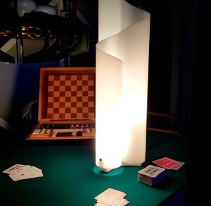 lampada da tavolo, artemide, mezza chimera, design, magistretti