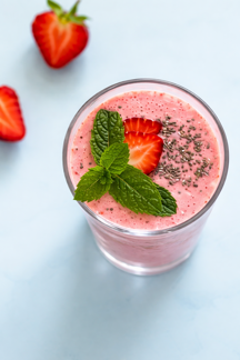 Frullato di fragole