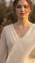 collana-con-ciondolo-rettangolare-e-fiori-di-lantana-e-spirale-acciaio-inox-placcato-oro-18k