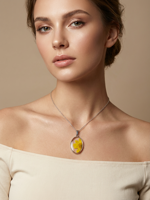 collana-con-fiore-di-campo-giallo-acciaio-inox