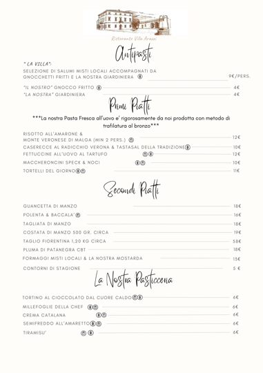 semplice scritto a mano ristorante volantino