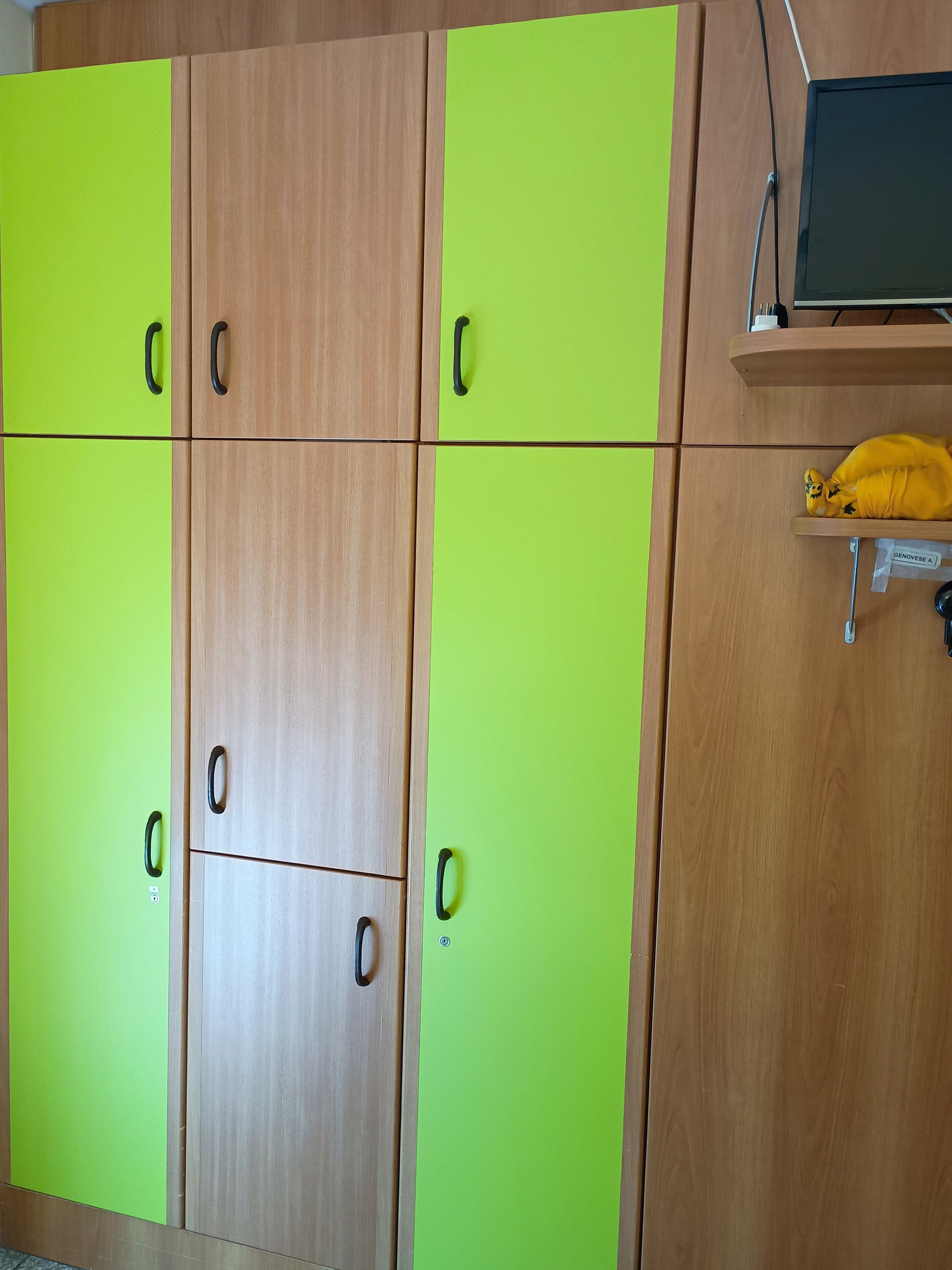 riqualificazione-porte-casa-riposo-belvedere-treviso-dopo1.jpeg ante amradio verde lime dopo