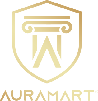 logo auramart (logo chiaro sfondo trasparente) (r)