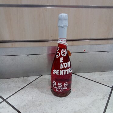 bottiglia personalizzata santero glam personalizzate