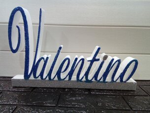 nome in polistirolo nome valentino
