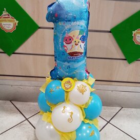 palloncino numero uno personalizzato palloncino numero uno baby Shark palloncino numero uno personalizzato palloncino numero uno baby Shark