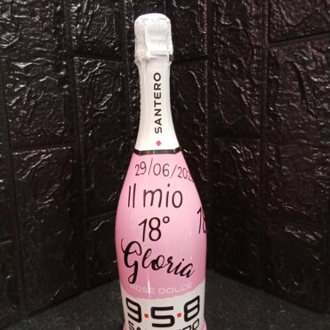 bottiglia personalizzata bottiglia personalizzata 18 anni