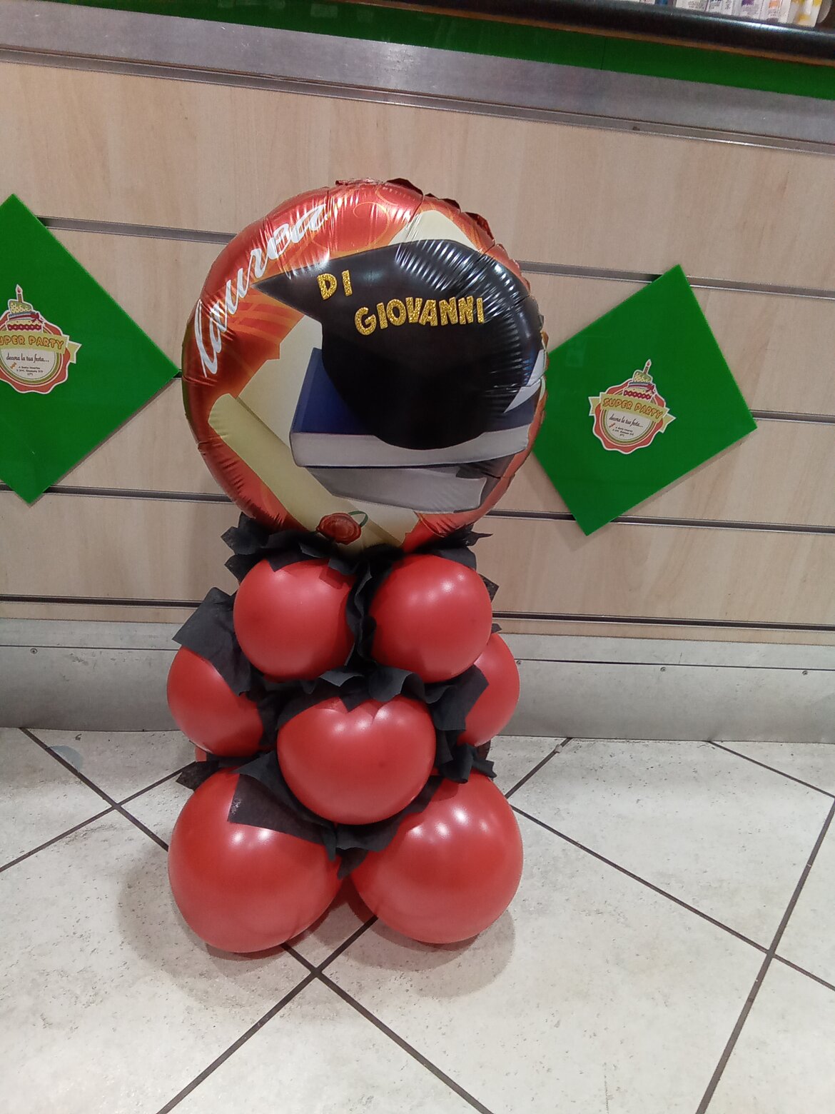 palloncino di laurea personalizzato