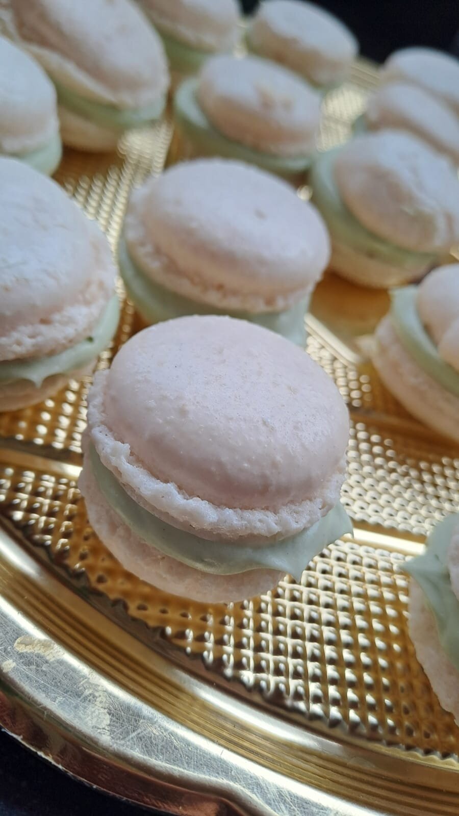 MACARONS con ganache al pistacchio