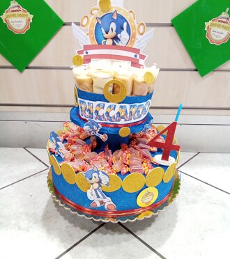 Torta merenda sonik Torta merenda sonik