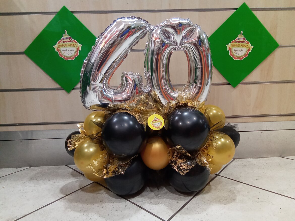 palloncino a numero 40 palloncino a numero 40