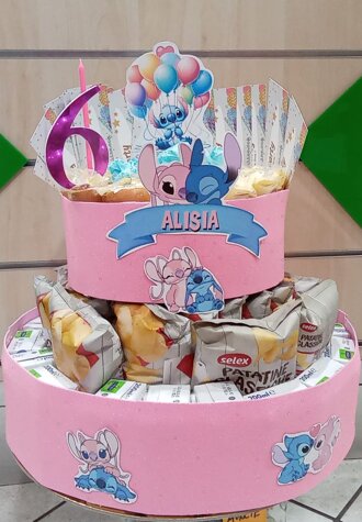 torta merenda stitch. torta merenda stitch.