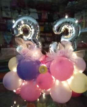 palloncino con led numero di palloncini con possibilita' di accendere led