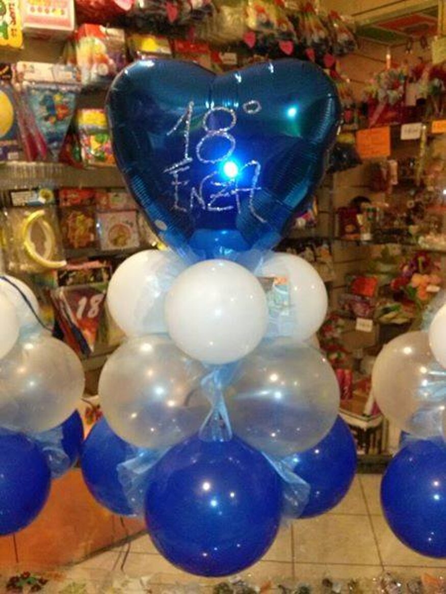 allestimenti palloncini18 anni