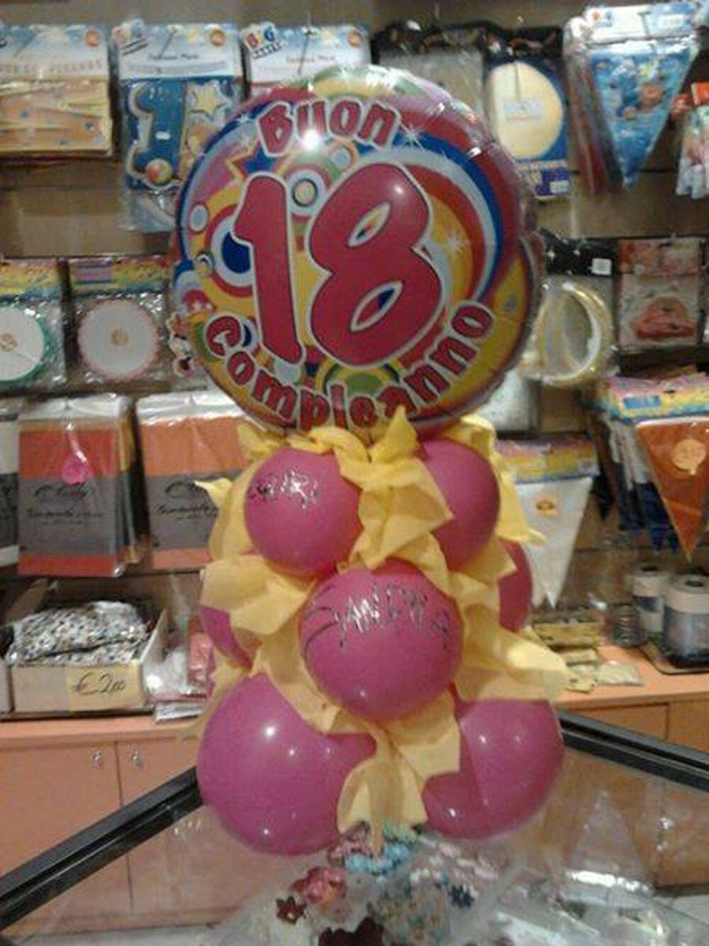 allestimenti palloncini18 anni