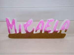 nome michela nome da mettere nel tavolo del festeggiato michela