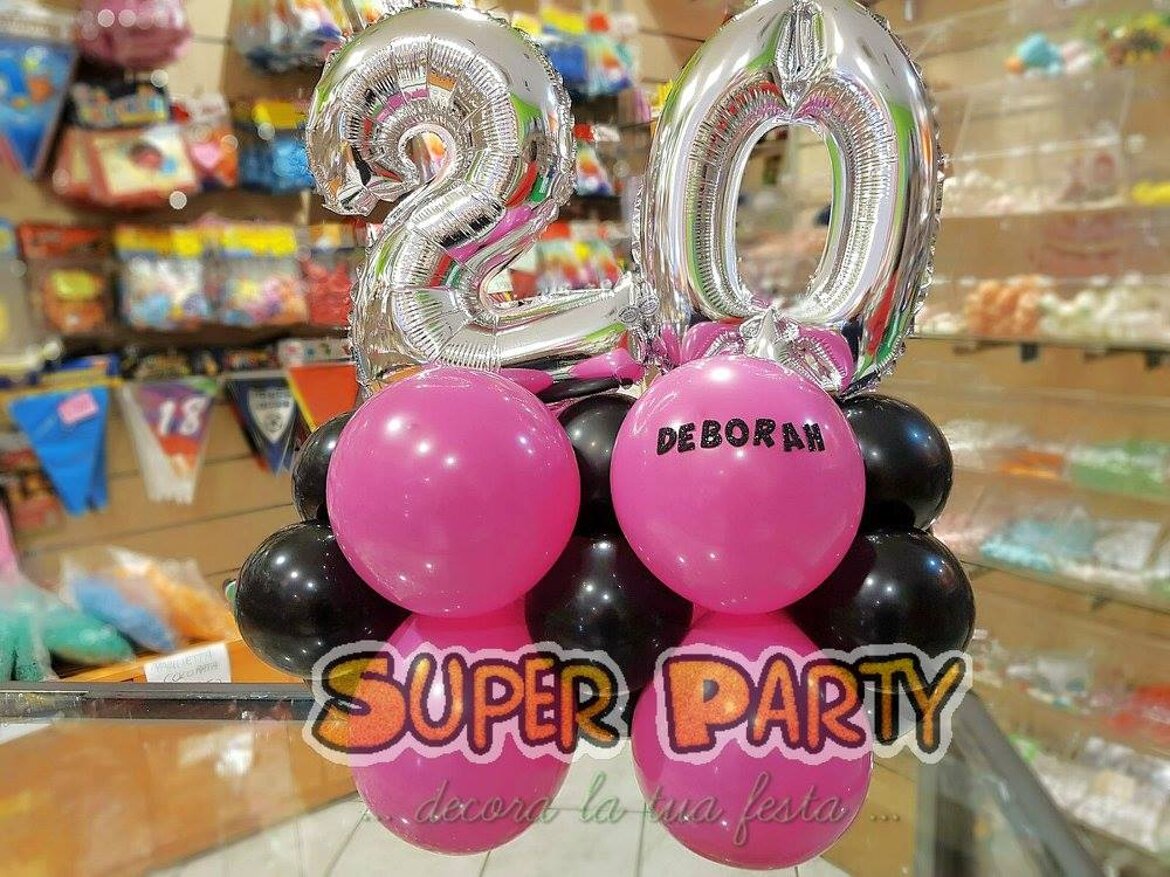 palloncino a numero 20 palloncino a numero 20