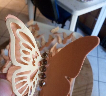 segnaposto farfalle