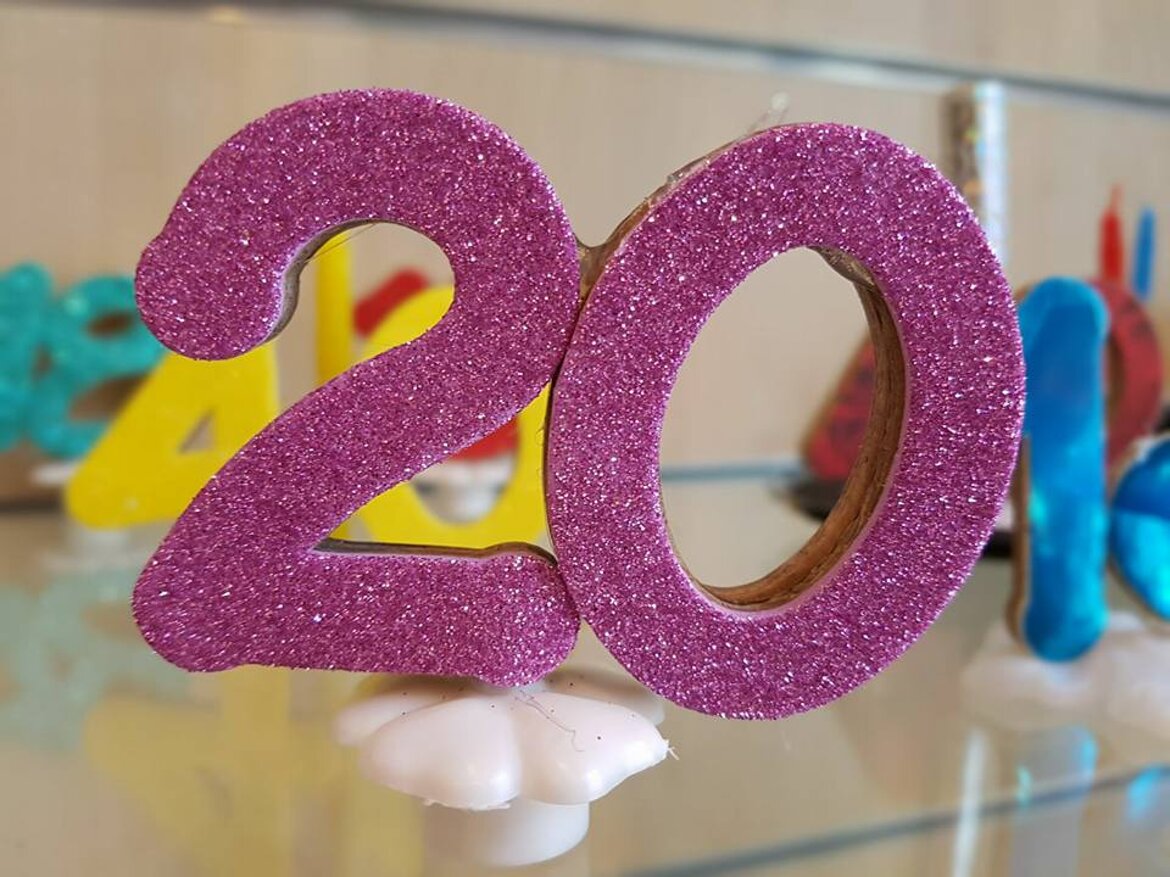 candela personalizzata 20