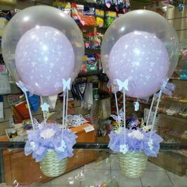 palloncino mongolfiera palloncino mongolfiera lilla