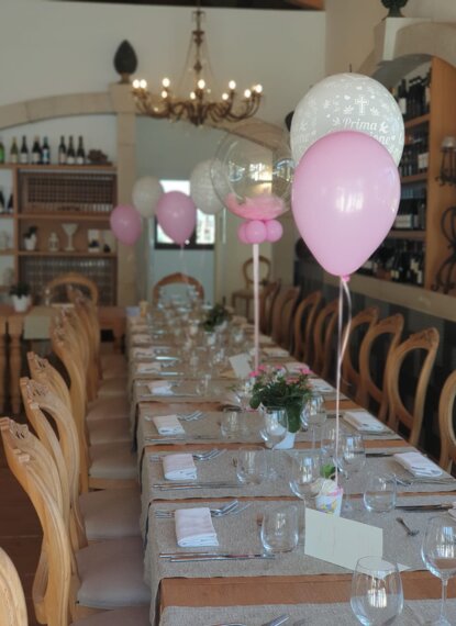 allestimento in villa prima comunione