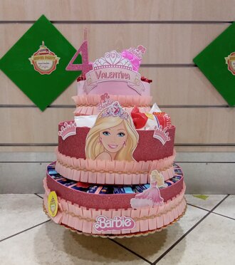 torta merenda barbie