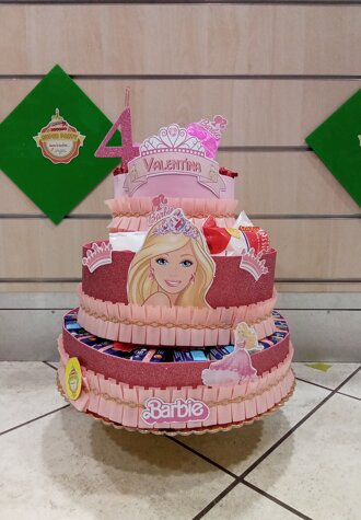 torta merenda barbie