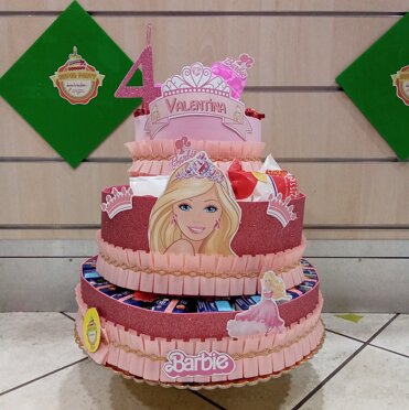 torta merenda barbie