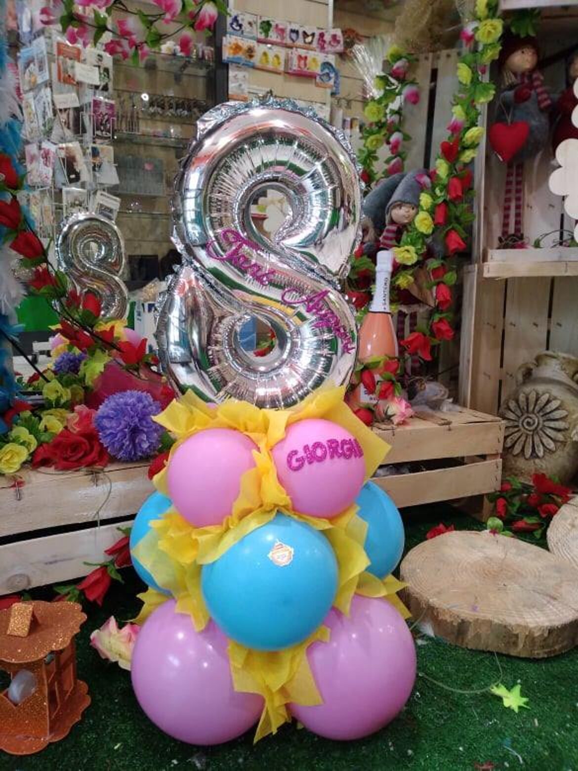 palloncino a numero 8 palloncino a numero 8