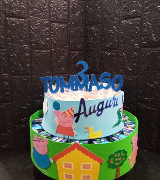 torta merenda peppa pig