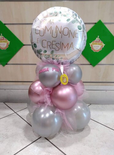 palloncino prima comunione e cresima