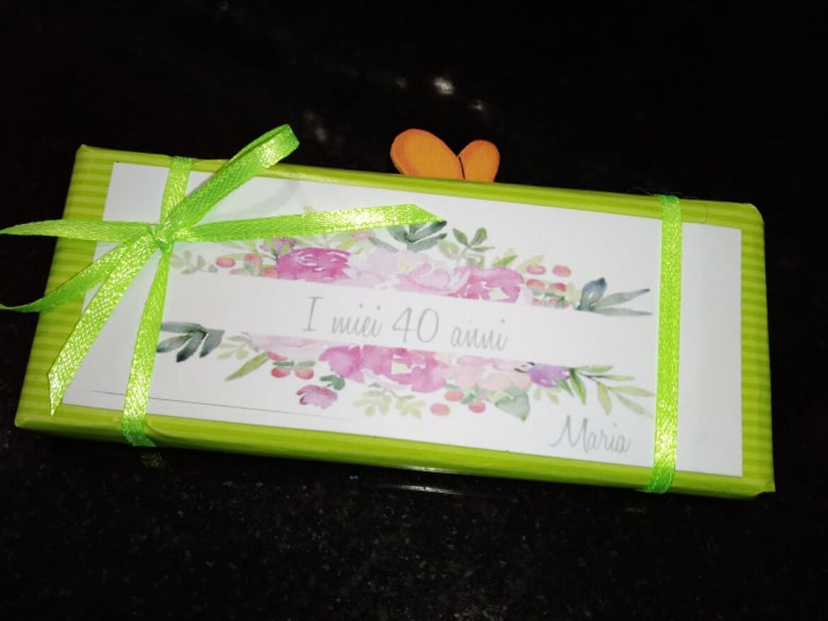 cioccolata personalizzata